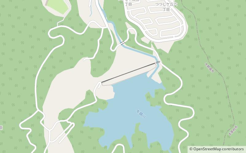 Ushikubi Dam location map