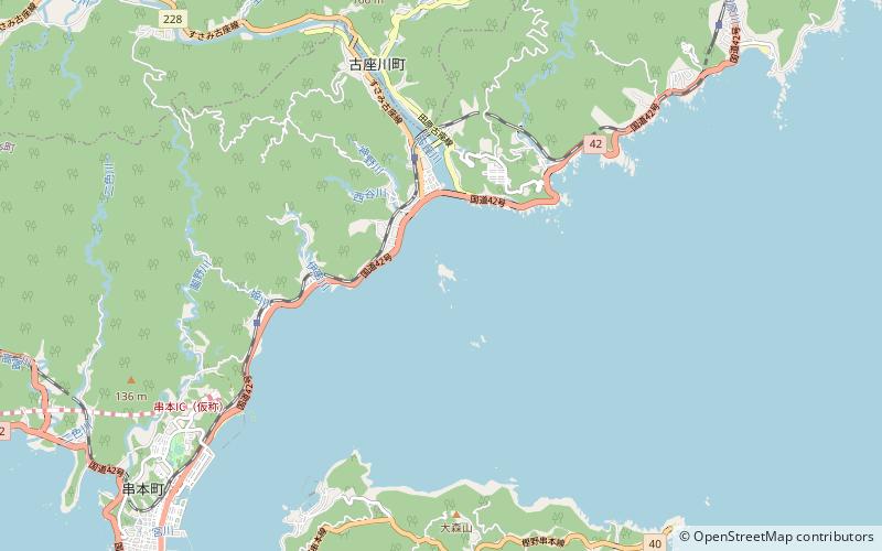 Kuroshima and Taijima location map