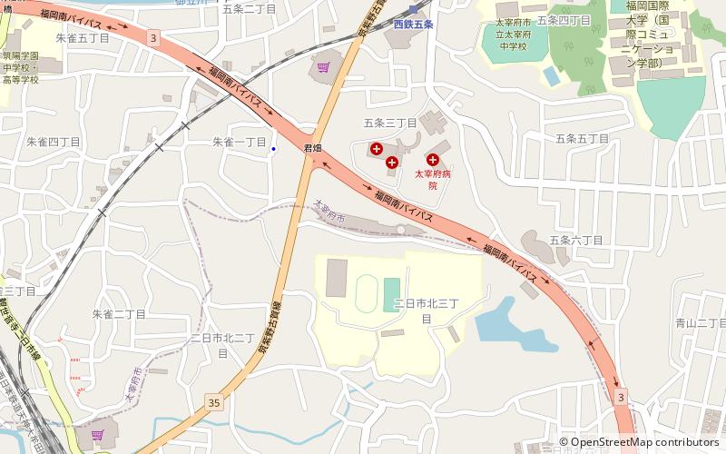 fukuoka social medical welfare university chikushino location map
