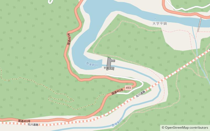 Hiranabe Dam location map