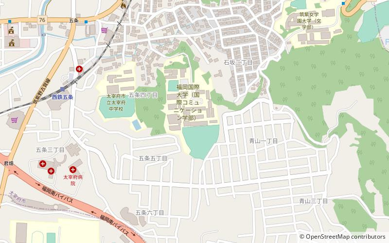 Fukuoka Women's Junior College location map