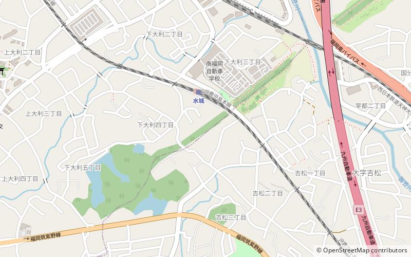 mizuki castle chikushino location map