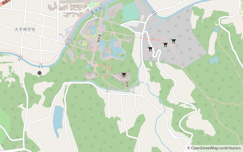 Usa Jingū location map