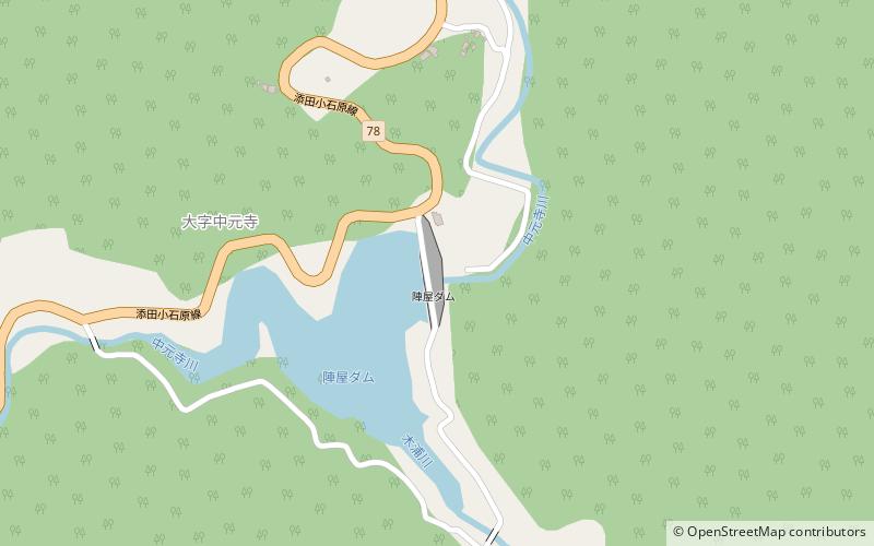 Jinya Dam location map