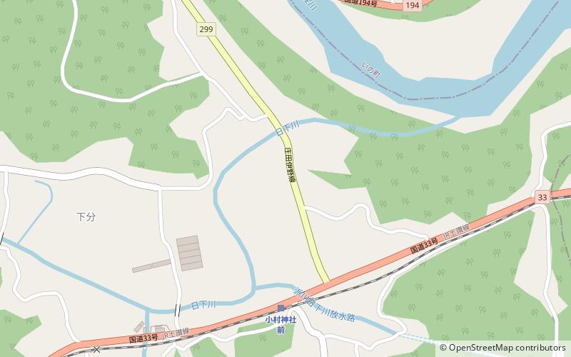 Omura-jinja location map