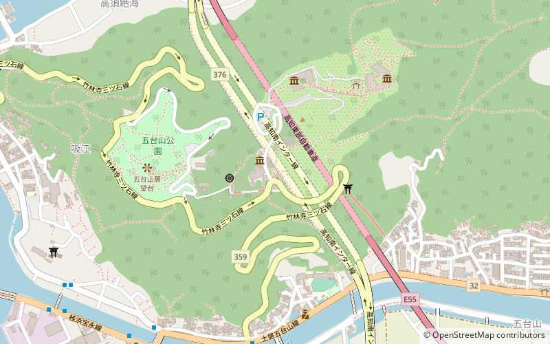 Jardín botánico Makino location map