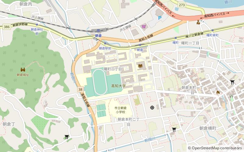 Kōchi University location map
