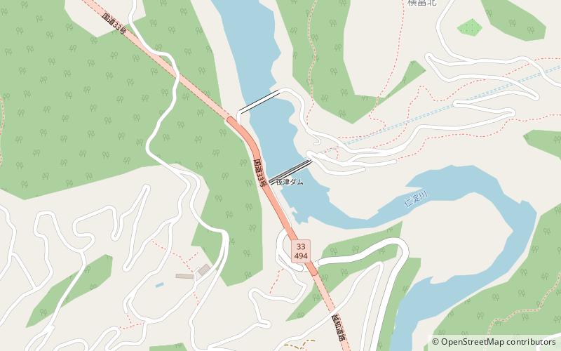 Ikadatsu Dam location map