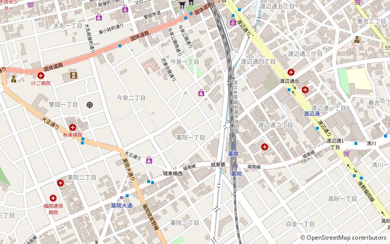 Seinan Gakuin University Biblical Botanical Garden location map