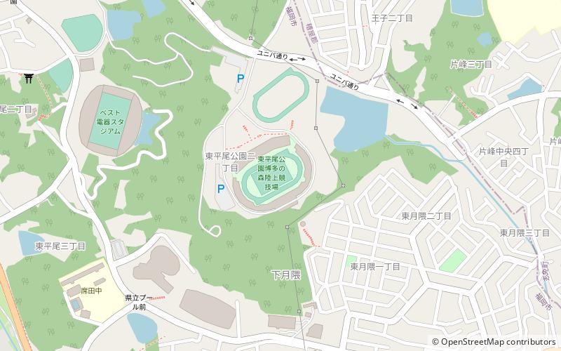 Hakatanomori Athletic Stadium location map