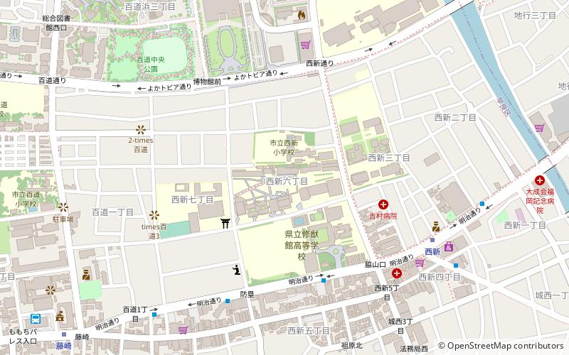 Seinan-Gakuin-Universität location map