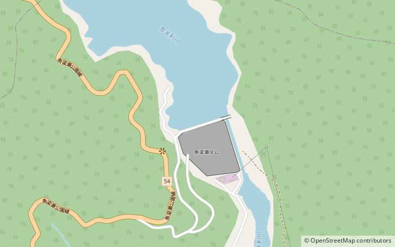 Yanase Dam location map