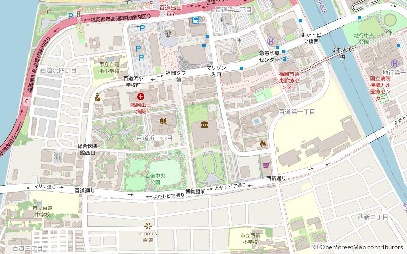 Fukuoka City Museum location map