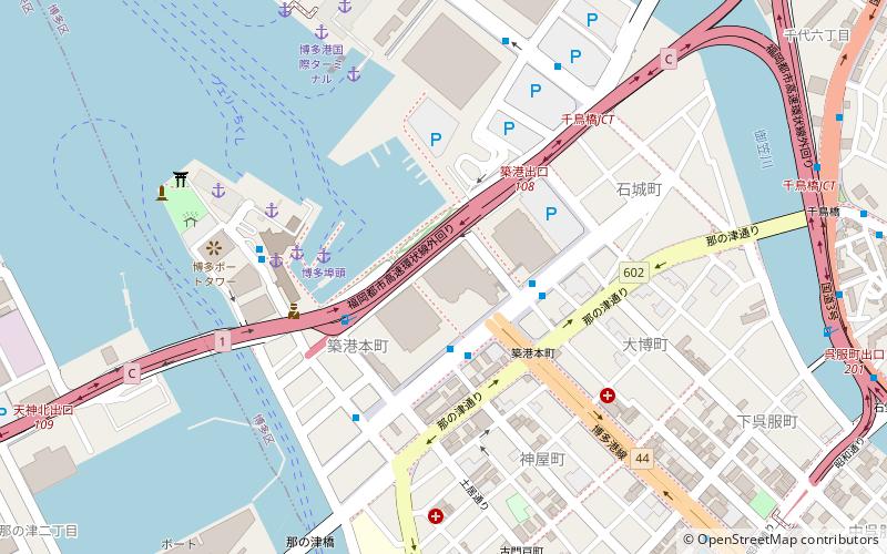 Fukuoka Sunpalace location map