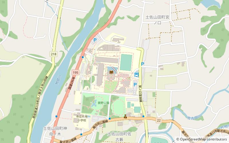 Kochi University of Technology location map