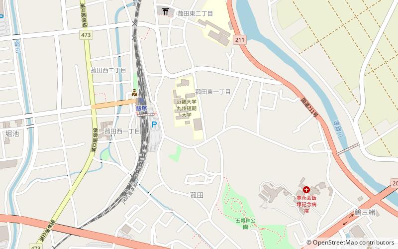 Kyushu Junior College of Kinki University location map