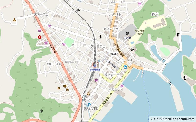 Nanki-Katsuura Onsen location map