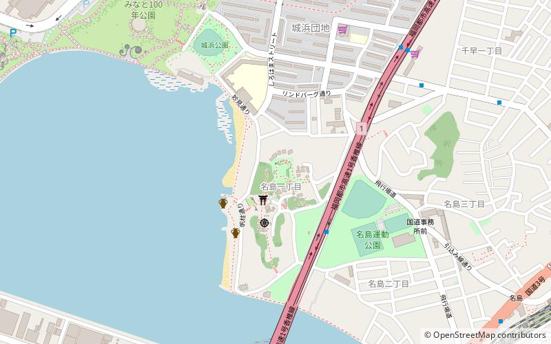 Najima Castle location map
