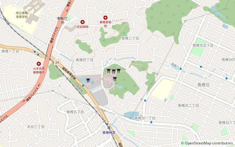 Kashii-gū location map