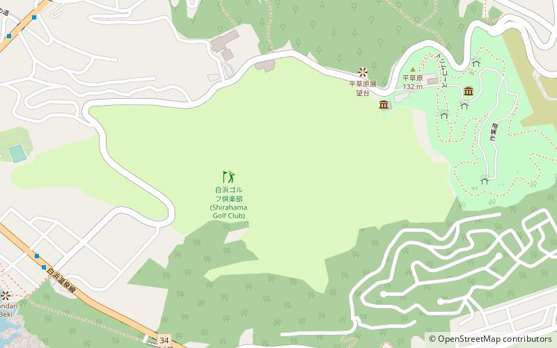 shirahama golf club location map