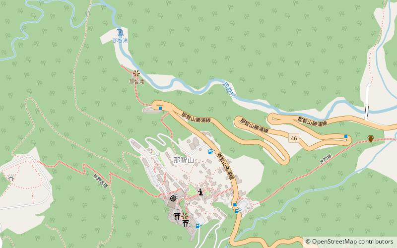 Cascada Nachi location map