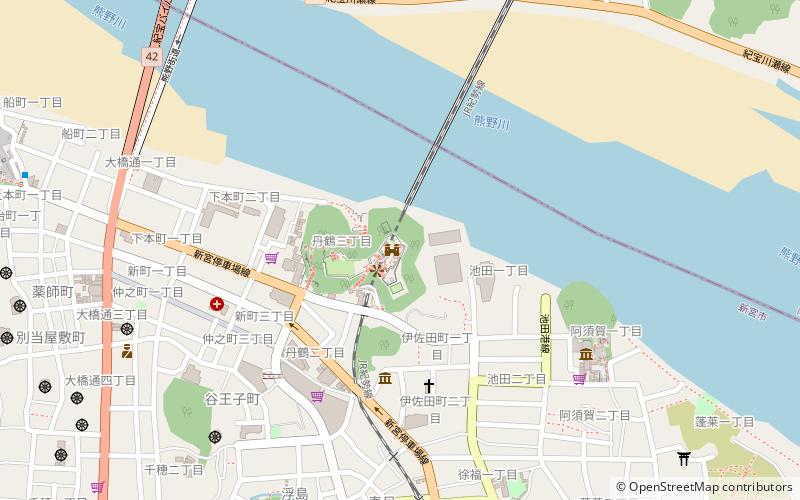 Shingū Castle location map