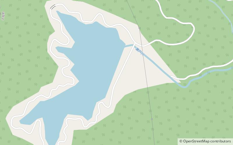 Inamura Dam location map