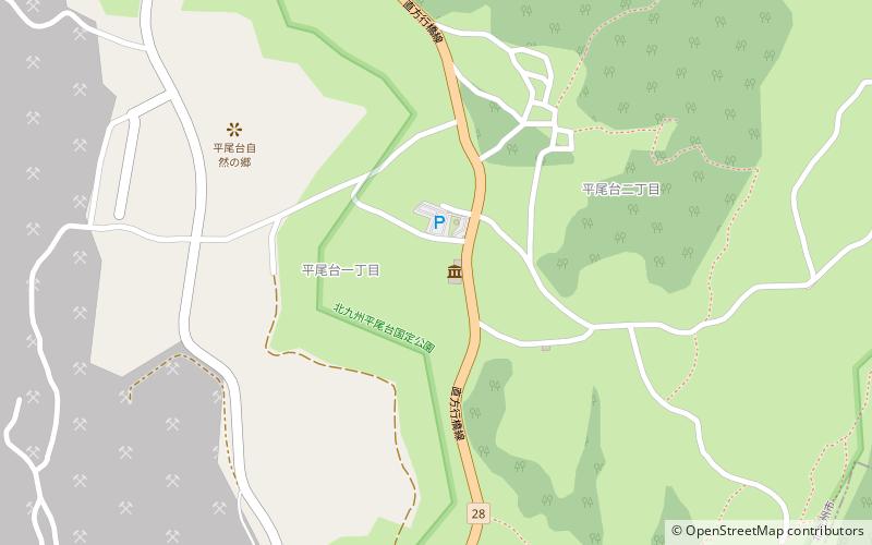 Hiraodai Nature Observation Center location map