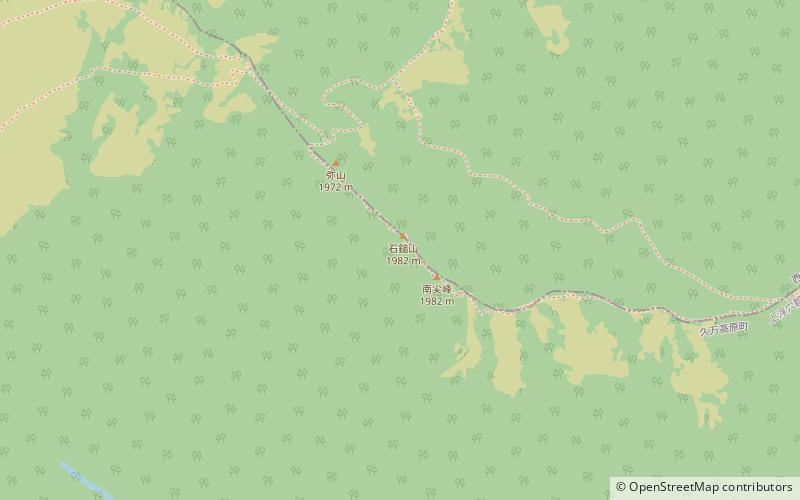 gory sikoku quasi park narodowy ishizuchi location map