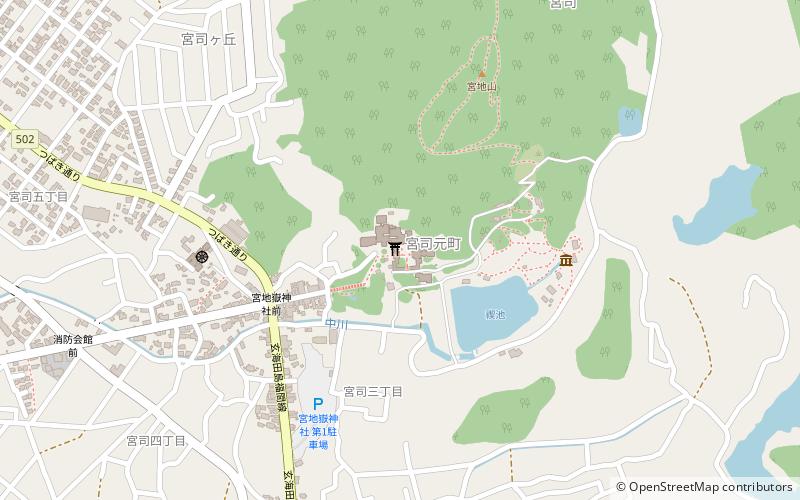 Miyajidake Shrine location map