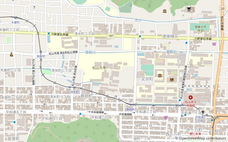 Matsuyama University location map