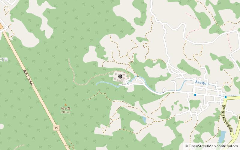 Taisan-ji location map