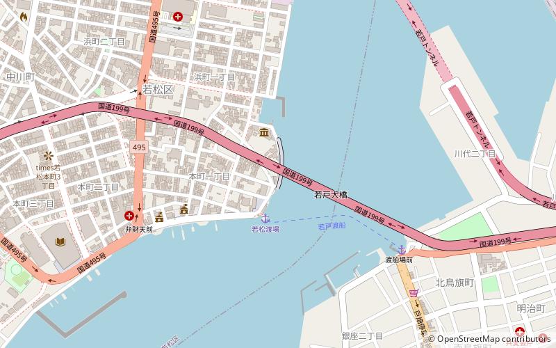 Wakato Bridge location map