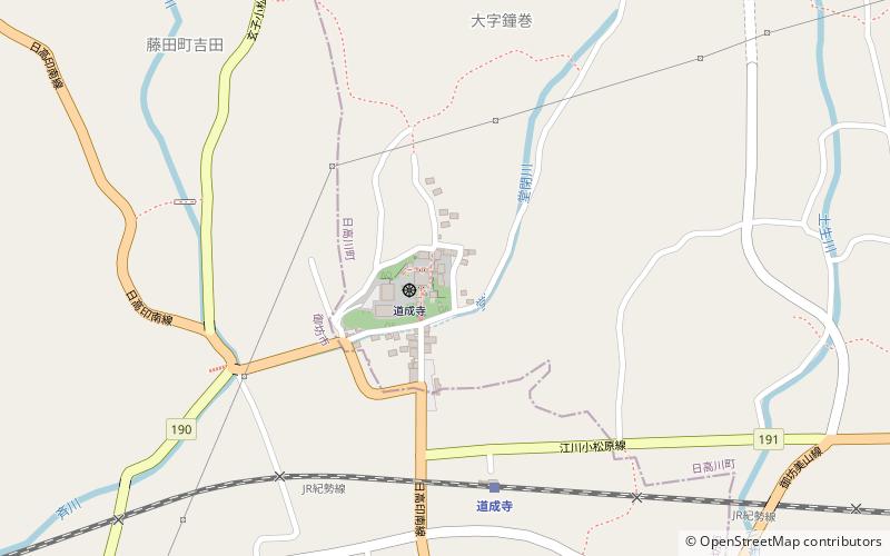 Dōjō-ji location map