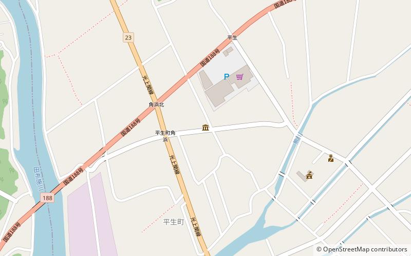 Hirao location map