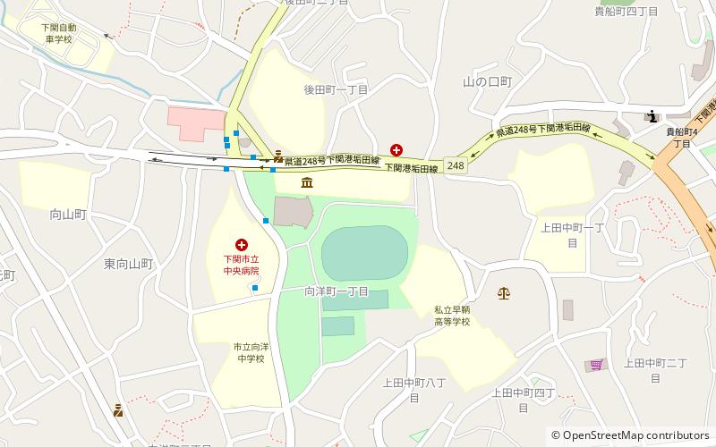 Saving Athletic Stadium location map