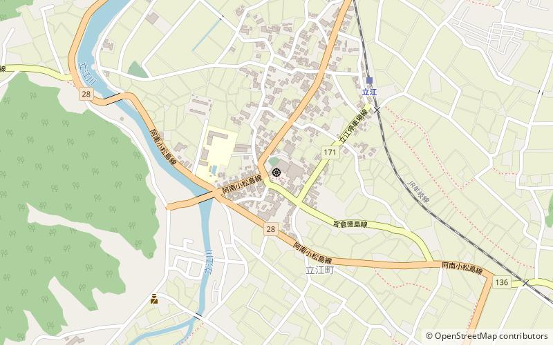 tatsue ji komatsushima location map