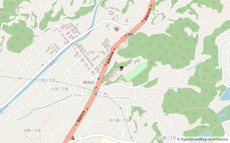 Qin qi ba fan gong location map