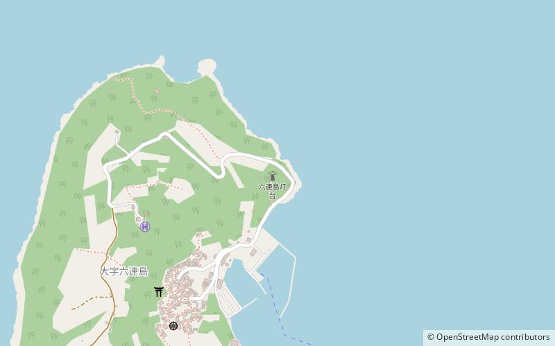 Mutsurejima Lighthouse location map