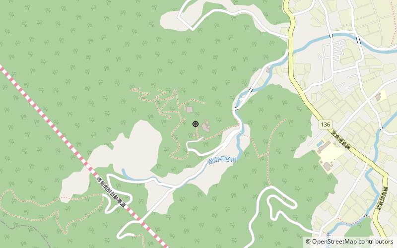 Onzan-ji location map