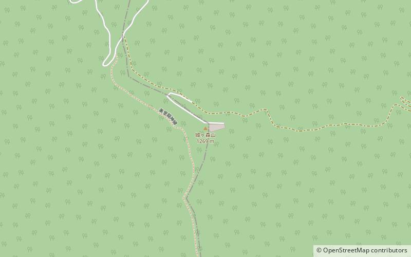 mt jogamori koya ryujin quasi national park location map