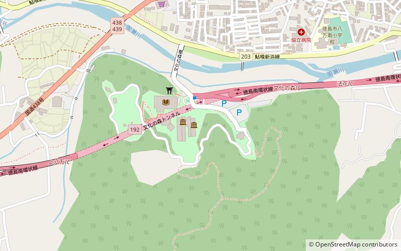 Tokushima Modern Art Museum location map