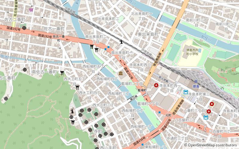 Tokushima Arts Foundation for Culture location map