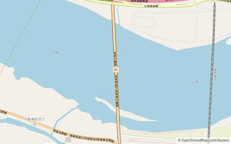 Shikoku Saburo Bridge location map