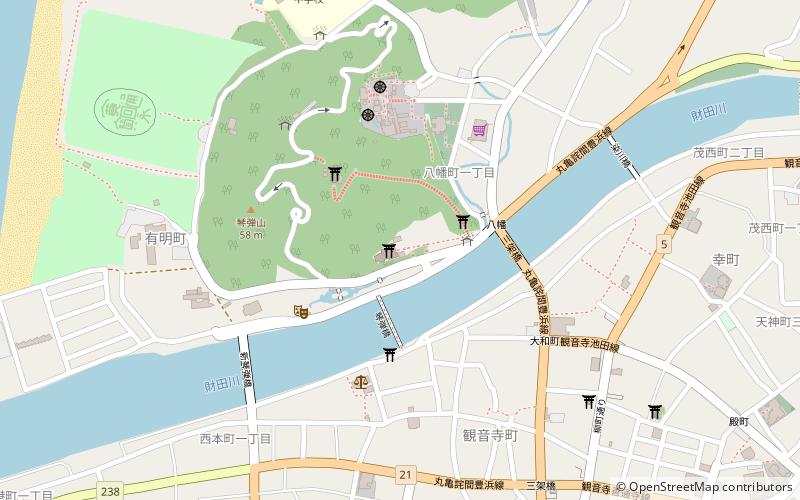 Kotohiki Hachimangū location map