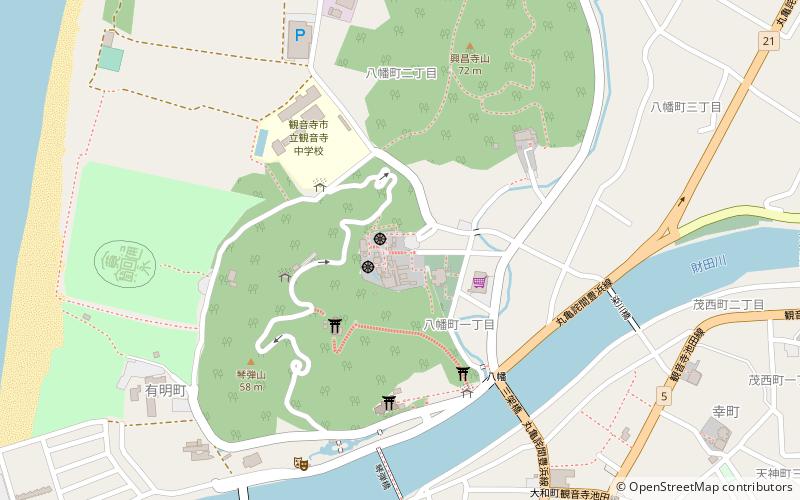 Kan’on-ji location map