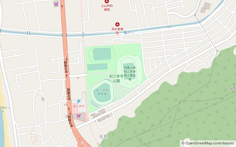 kimiidera park wakayama location map