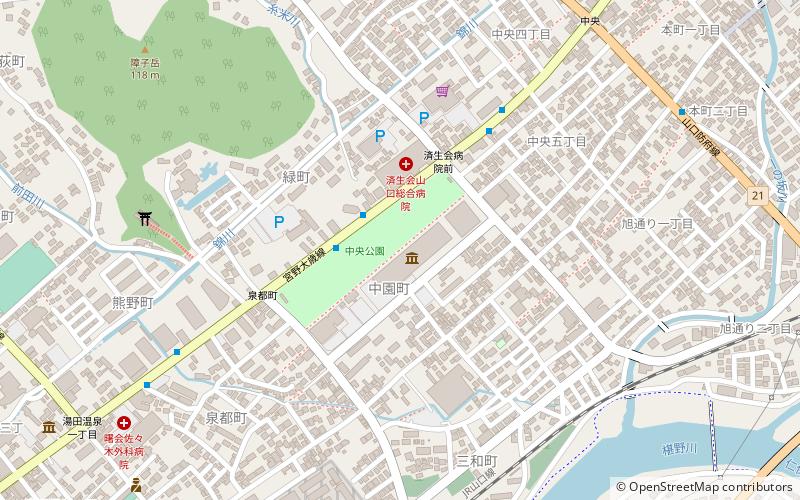 Yamaguchi Center for Arts and Media location map