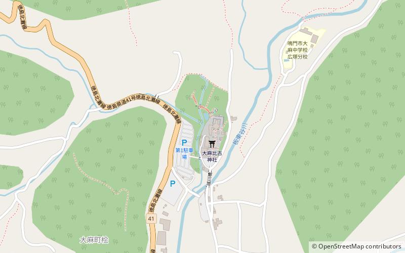 Ōasahiko Shrine location map