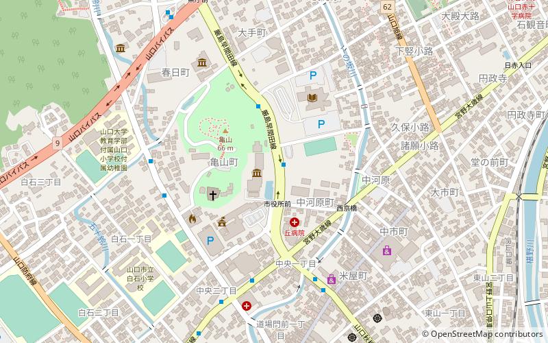 Musée d'Art de la préfecture de Yamaguchi location map